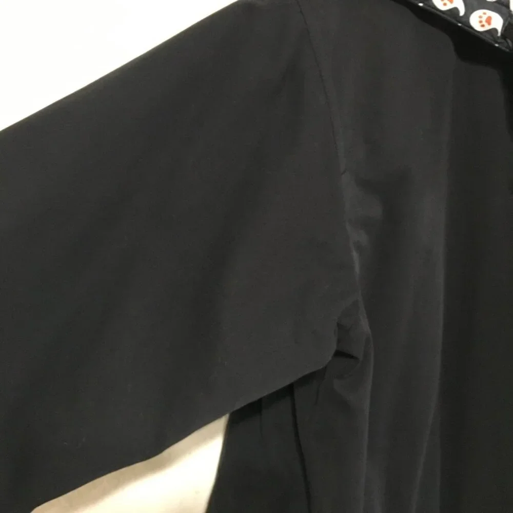 Paul & Joe Sister Reversible Hooded Jacket Zip Up Black  Womens 38